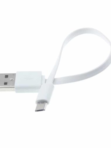 Vape Pen white USB connector to micro USB charging cable