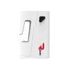 Rage 510 Threaded Vaporizer White Front