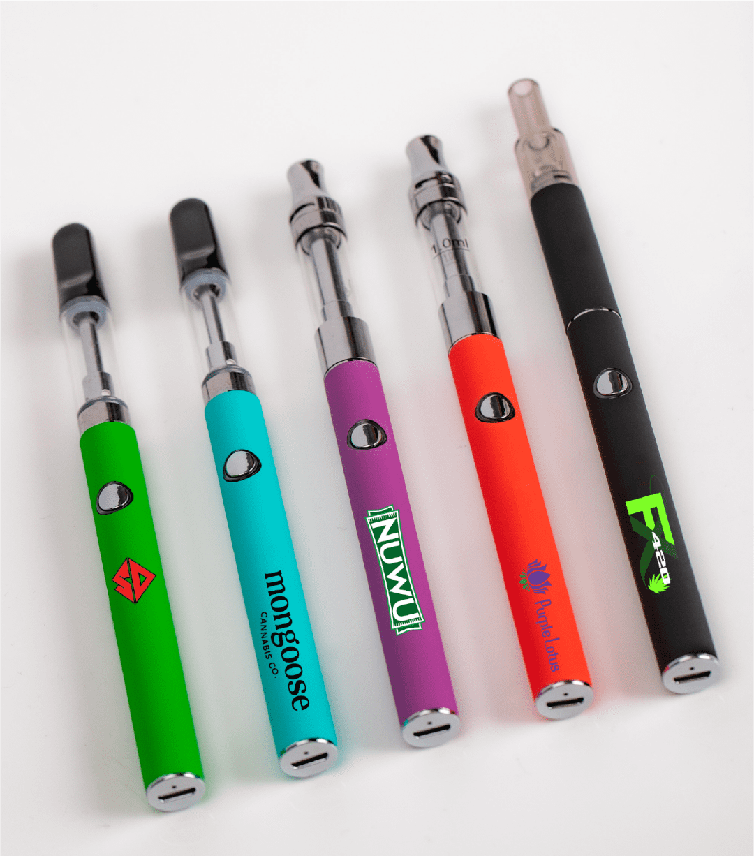 White Label 510 Thread Batteries / Carts/ Disposable Vapes