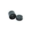 Stache 4 piece grinder black with top off