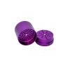 Stache 4 piece grinder purple with top off