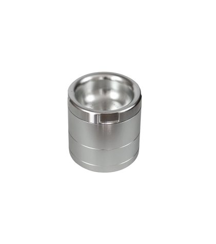 Stache 4 piece grinder silver