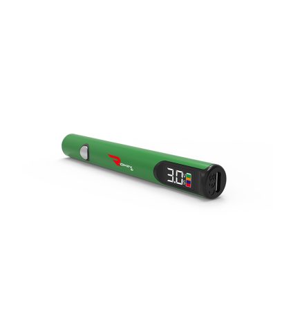 Rokin ThunderXL 510 threaded battery vaporizer bright green angled view