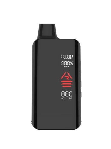 Bar Pro 510 thread concealable digital vape kit - black - front