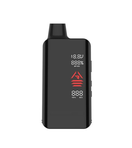 Bar Pro 510 thread concealable digital vape kit - black - front