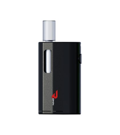 mini tank pro digital 510 thread vape - black - front view